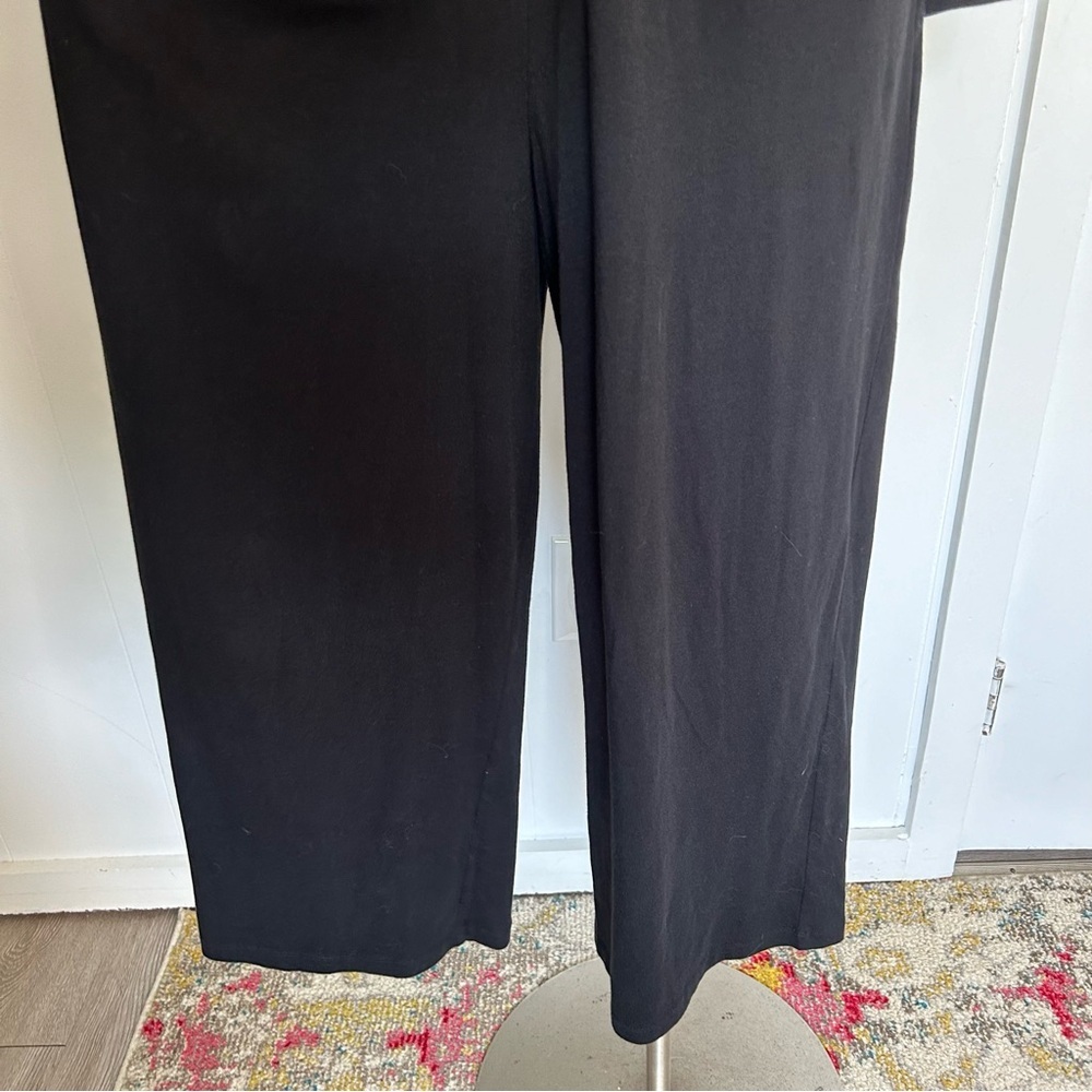 ASOS DESIGN button front embroidered tea jumpsuit in black - Picture 9 of 12